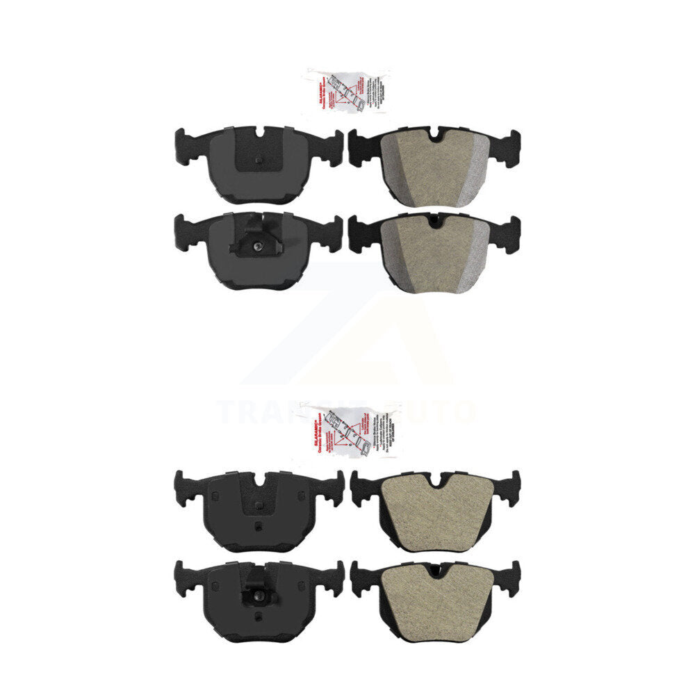 Semi-Metallic Disc Brake Pads Front Rear Kit For BMW X5 M5 Land Rover Range 740i