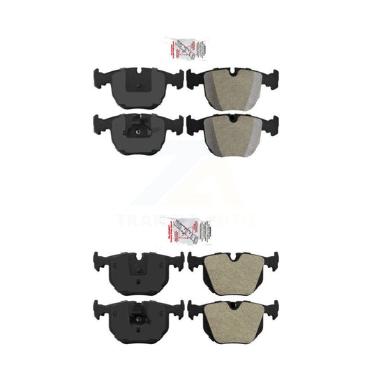Semi-Metallic Disc Brake Pads Front Rear Kit For BMW X5 M5 Land Rover Range 740i