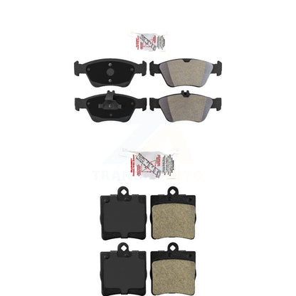 Semi-Metallic Disc Brake Pads Front Rear Kit For Mercedes-Benz SLK230 C230