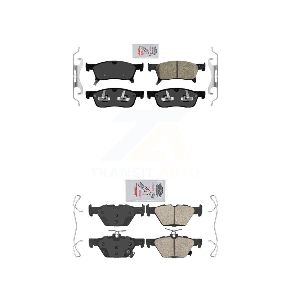 Ceramic Disc Brake Pads Front Rear Kit For 2019-2024 Subaru Ascent