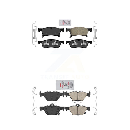 Ceramic Disc Brake Pads Front Rear Kit For 2019-2024 Subaru Ascent