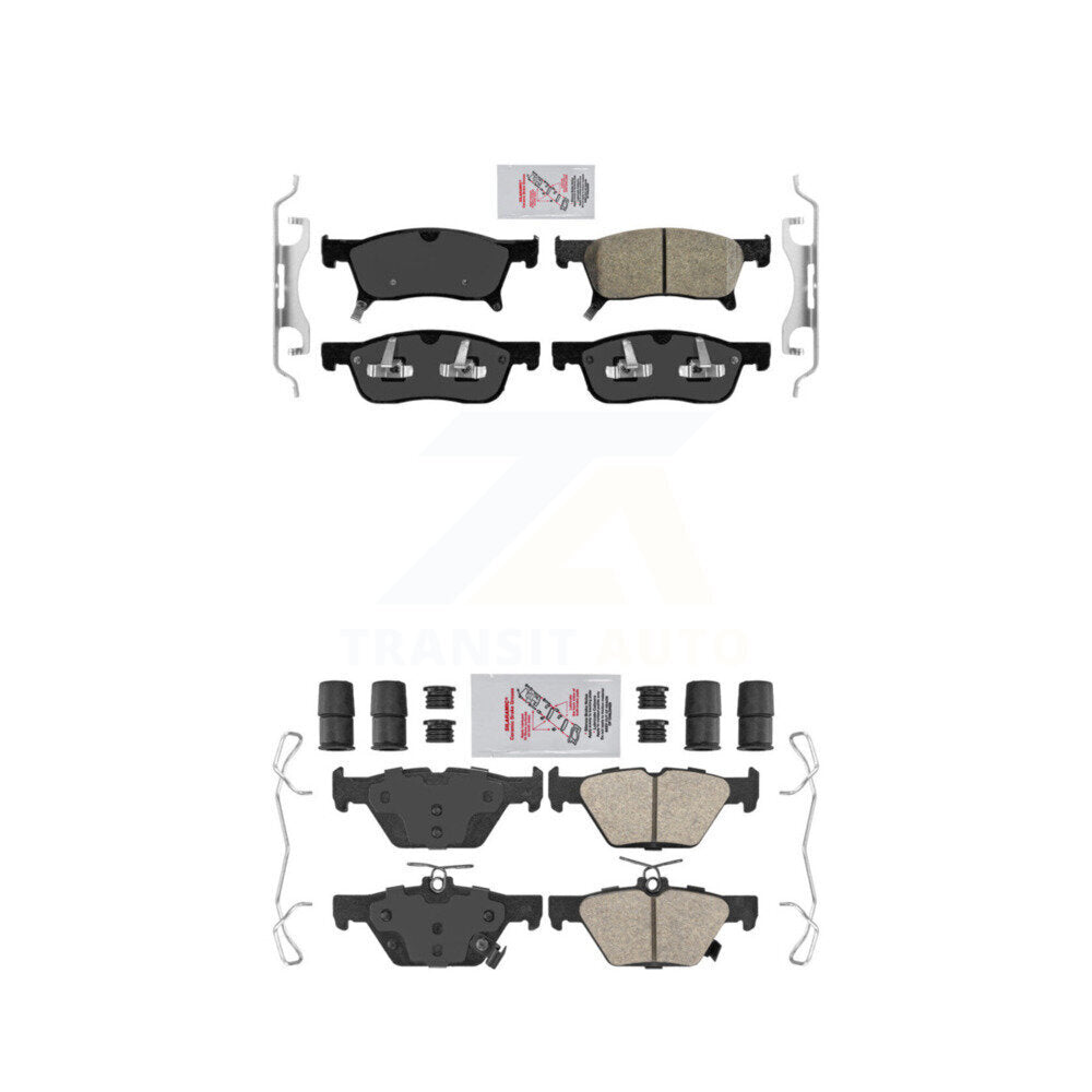 Ceramic Disc Brake Pads Front Rear Kit For 2019-2024 Subaru Ascent