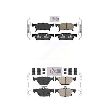 Ceramic Disc Brake Pads Front Rear Kit For 2019-2024 Subaru Ascent