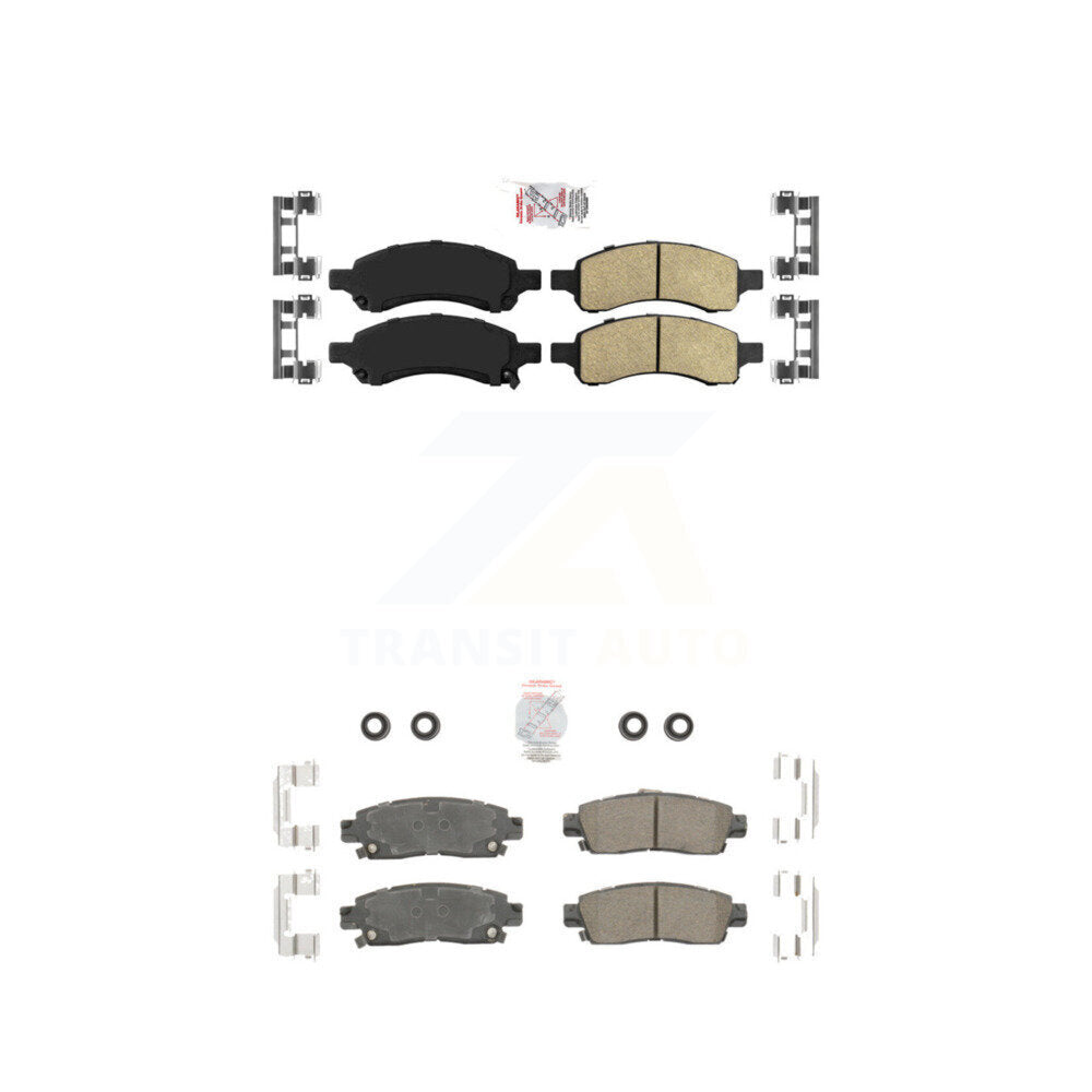 Ceramic Disc Brake Pads Front Rear Kit For GMC Acadia Buick Enclave Chevrolet