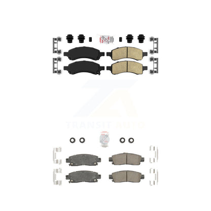 Ceramic Disc Brake Pads Front Rear Kit For GMC Acadia Buick Enclave Chevrolet