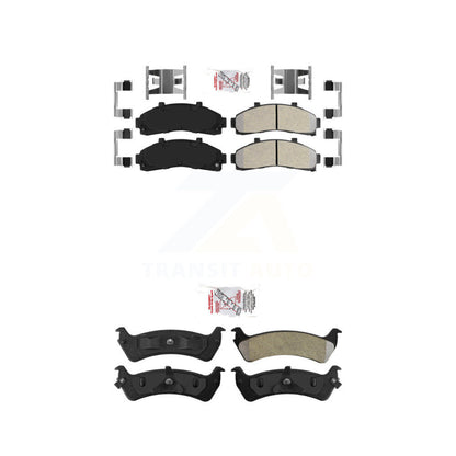 Semi-Metallic Disc Brake Pads Front Rear Kit For Ford Ranger Explorer Mercury