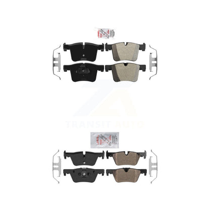 Semi-Metallic Disc Brake Pads Front Rear Kit For BMW 320i xDrive 328i 328d