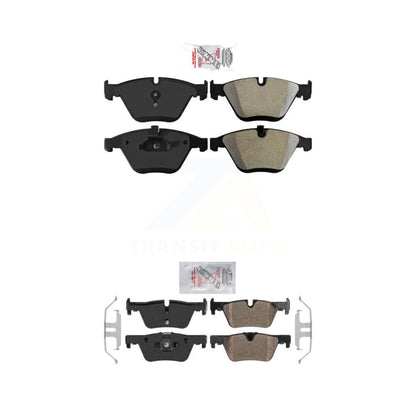 Semi-Metallic Disc Brake Pads Front Rear Kit For BMW 328i