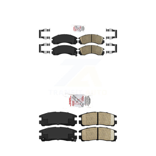 Ceramic Disc Brake Pads Front Rear Kit For Dodge Stealth Mitsubishi Eclipse