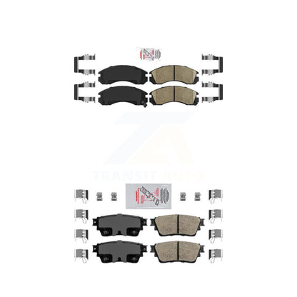 Ceramic Disc Brake Pads Front Rear Kit For Mitsubishi Outlander PHEV