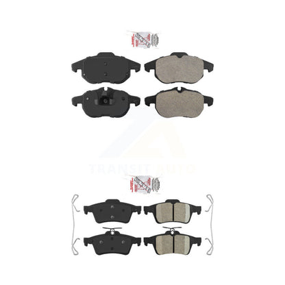 Semi-Metallic Ceramic Disc Brake Pads Front Rear Kit For Saab 9-3