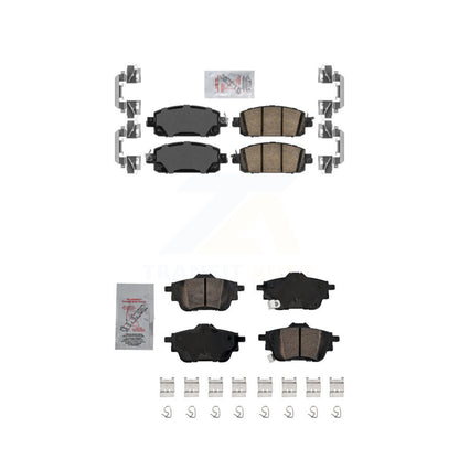 Ceramic Disc Brake Pads Front Rear Kit For 20-23 Nissan Sentra rear brakes