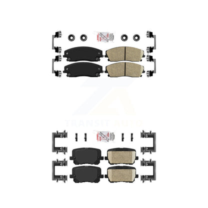 Ceramic Disc Brake Pads Front Rear Kit For Dodge Charger Pursuit with RWD 3.6L