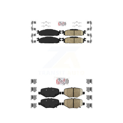 Ceramic Disc Brake Pads Front Rear Kit For 2015 Ford Explorer Limited/Sport/XLT