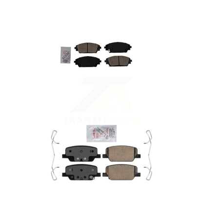 Ceramic Disc Brake Pads Front Rear Kit For 2020-2023 Mazda CX-30