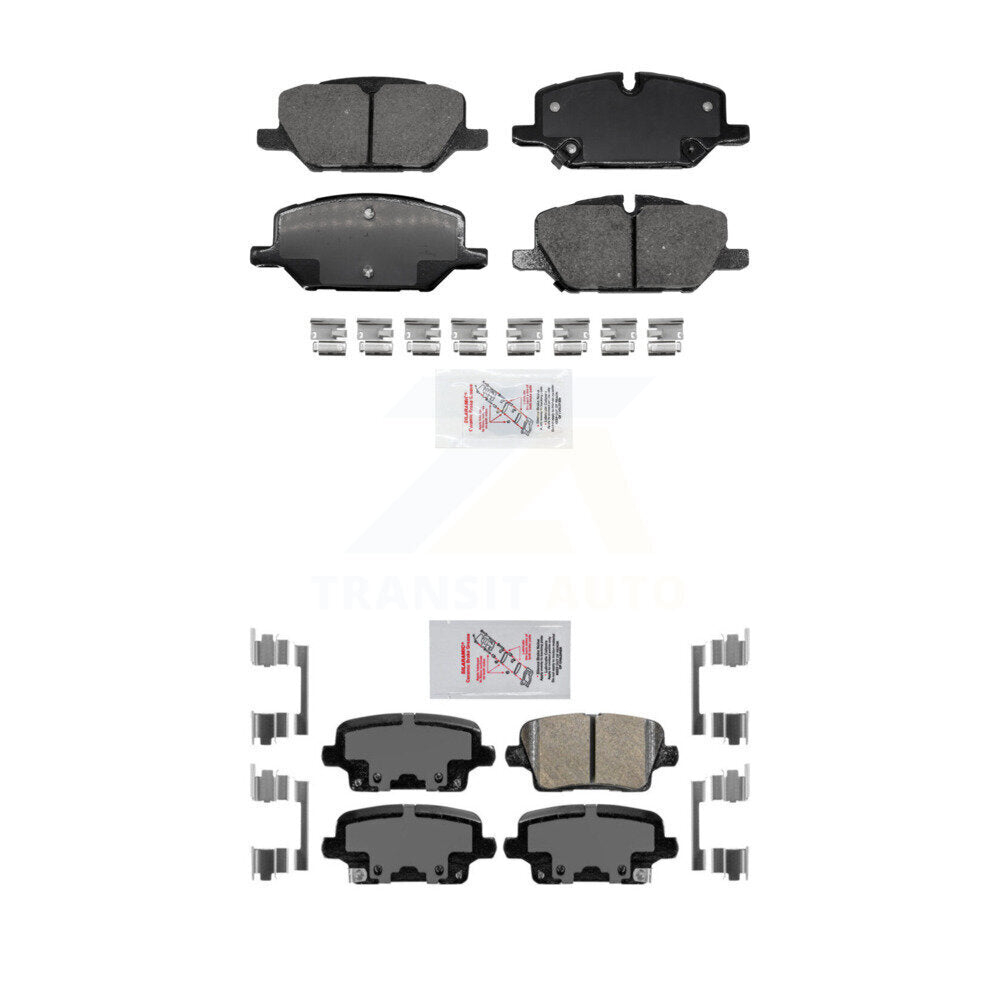 Ceramic Disc Brake Pads Front Rear Kit For Buick Envision Cadillac XT4