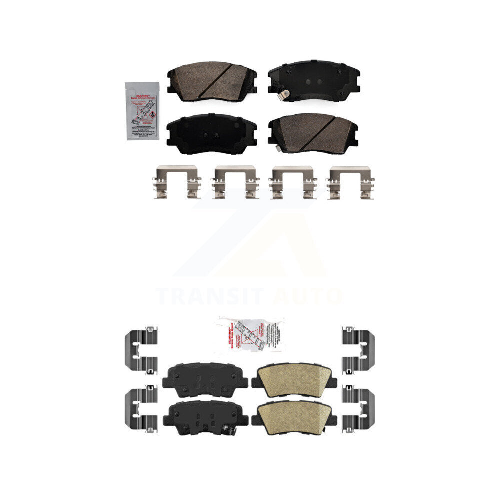 Ceramic Disc Brake Pads Front Rear Kit For Kia Soul EV