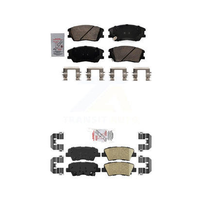 Ceramic Disc Brake Pads Front Rear Kit For Kia Soul EV