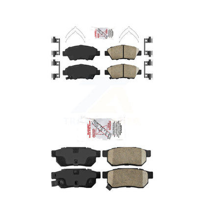 Ceramic Disc Brake Pads Front Rear Kit For Honda Fit