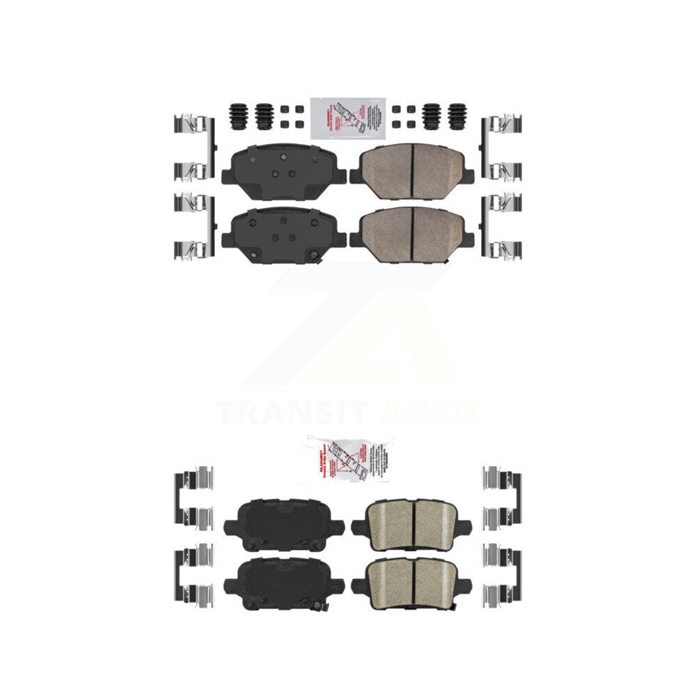 Ceramic Disc Brake Pads Front Rear Kit For Chevrolet Equinox GMC Terrain Buick