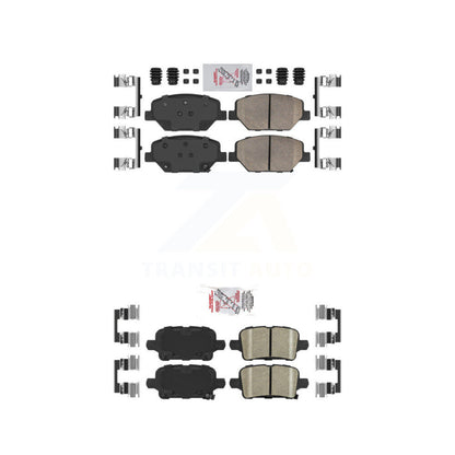Ceramic Disc Brake Pads Front Rear Kit For Chevrolet Equinox GMC Terrain Buick