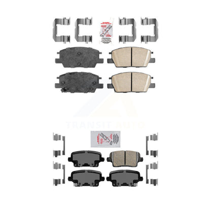 Ceramic Disc Brake Pads Front Rear Kit For Buick Regal Sportback