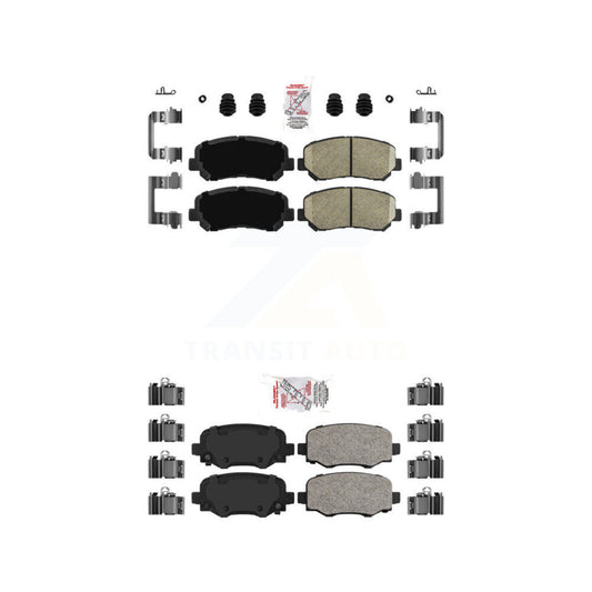 Ceramic Disc Brake Pads Front Rear Kit For Chrysler 200