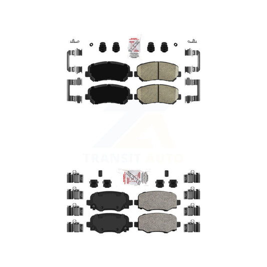Ceramic Disc Brake Pads Front Rear Kit For Chrysler 200