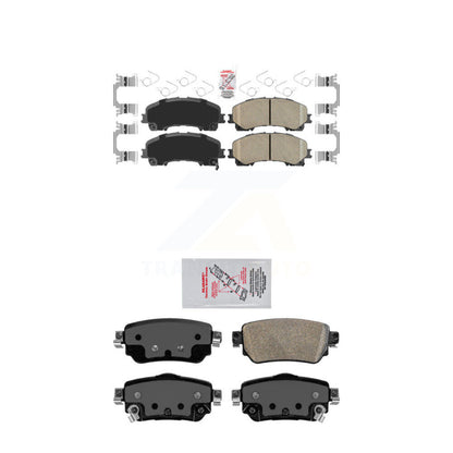 Ceramic Disc Brake Pads Front Rear Kit For Nissan Rogue