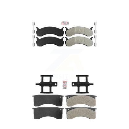 Semi-Metallic Disc Brake Pads Front Rear Kit For Blue Bird International IC 3200