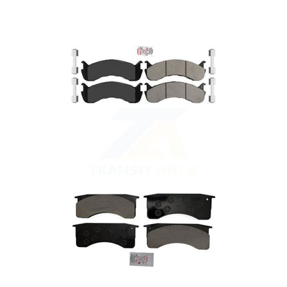 Semi-Metallic Disc Brake Pads Front Rear Kit For Blue Bird International IC 3200