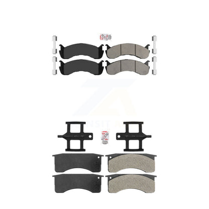 Semi-Metallic Disc Brake Pads Front Rear Kit For Blue Bird International IC 3200