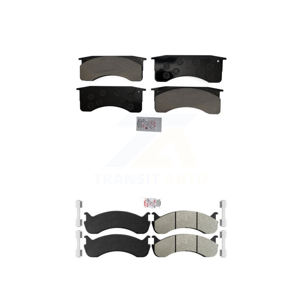 Semi-Metallic Disc Brake Pads Front Rear Kit For Blue Bird International IC 3200