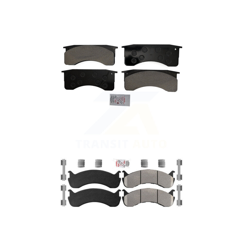 Semi-Metallic Disc Brake Pads Front Rear Kit For Blue Bird International IC 3200
