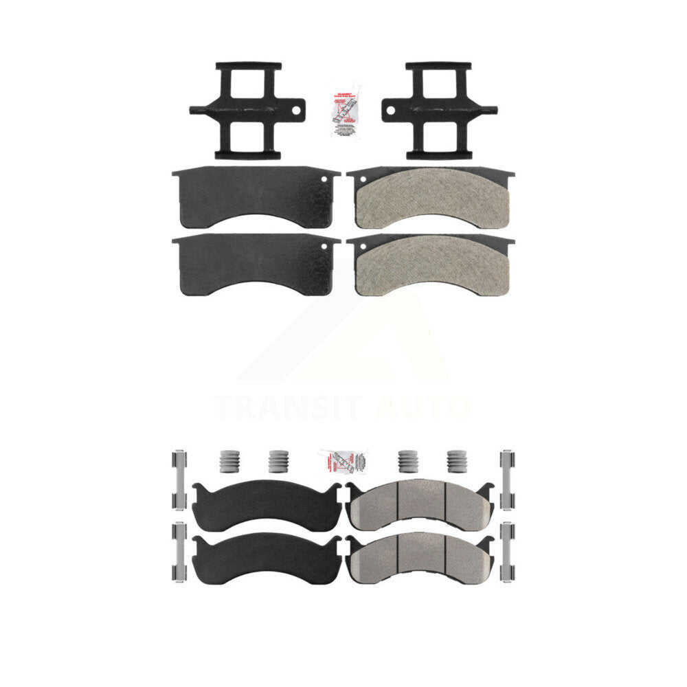 Semi-Metallic Disc Brake Pads Front Rear Kit For Blue Bird International IC 3200