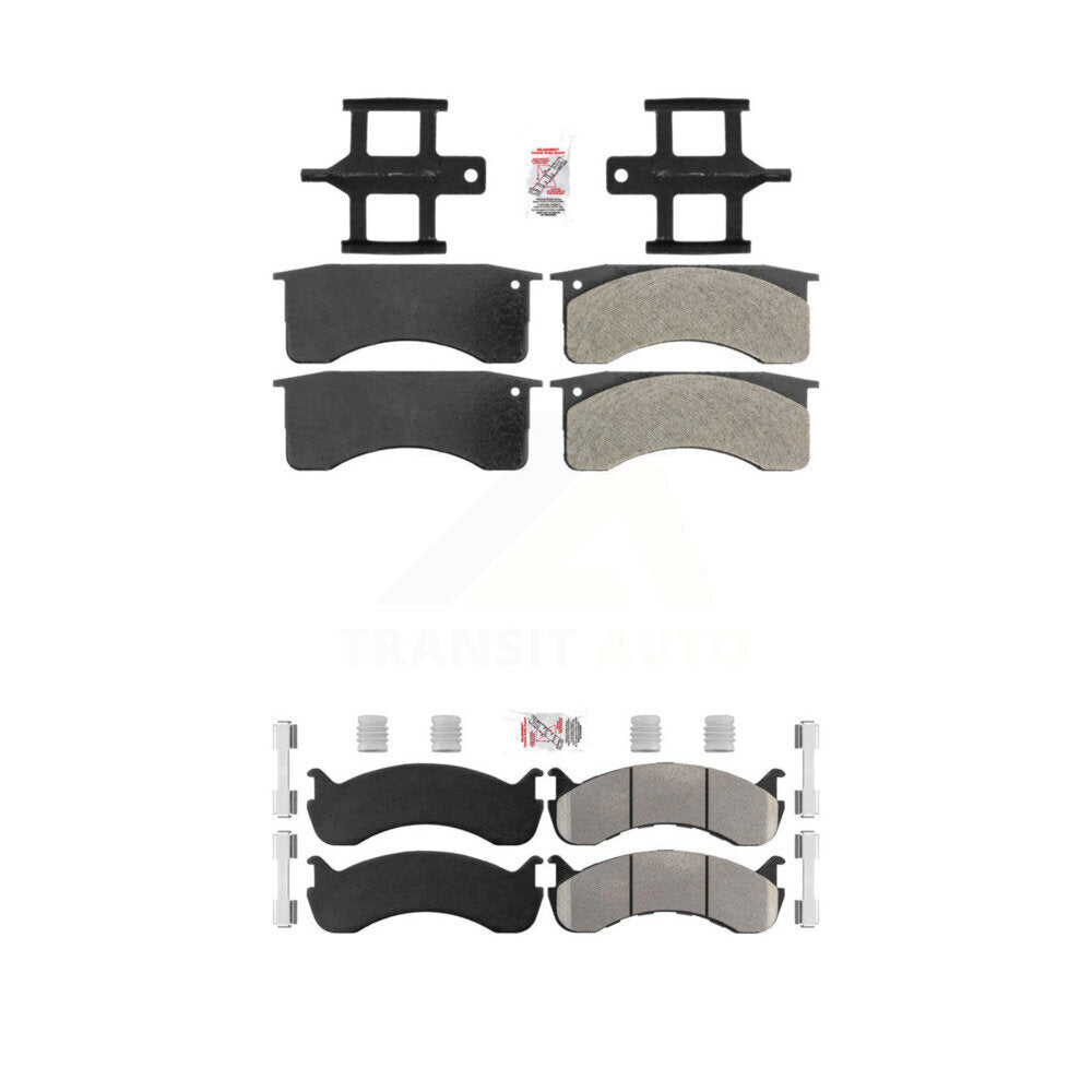 Semi-Metallic Disc Brake Pads Front Rear Kit For Blue Bird International IC 3200