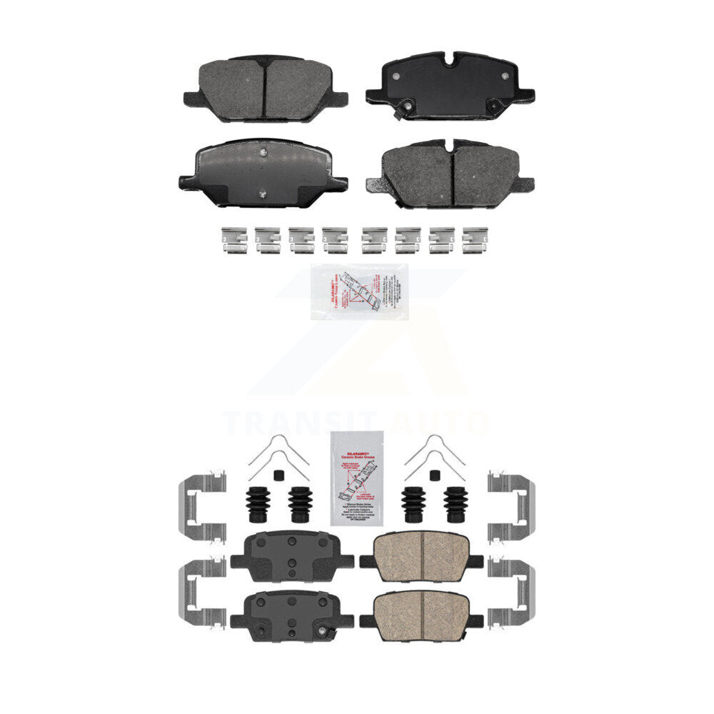 Ceramic Disc Brake Pads Front Rear Kit For Chevrolet Camaro LT LS with 2.0L