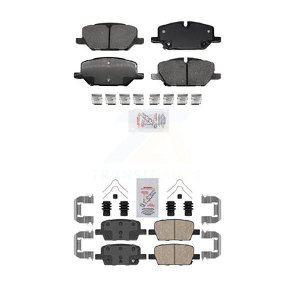 Ceramic Disc Brake Pads Front Rear Kit For Chevrolet Camaro LT LS with 2.0L