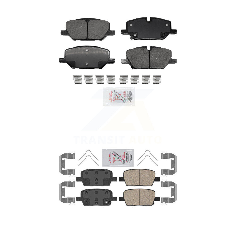 Ceramic Disc Brake Pads Front Rear Kit For Chevrolet Camaro LT LS with 2.0L