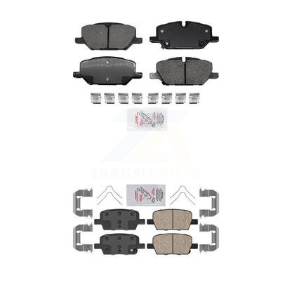 Ceramic Disc Brake Pads Front Rear Kit For Chevrolet Camaro LT LS with 2.0L