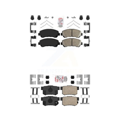 Ceramic Disc Brake Pads Front Rear Kit For 2010-2013 Suzuki Kizashi