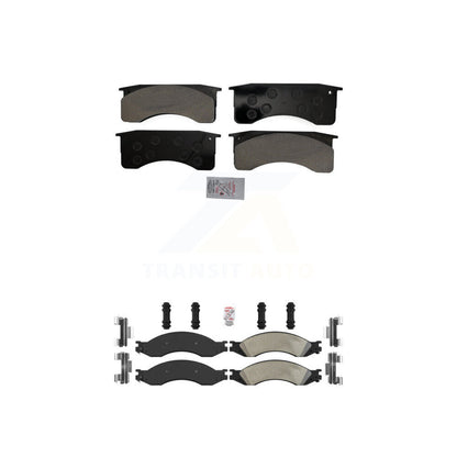 Semi-Metallic Disc Brake Pads Front Rear Kit For 2009 GMC Chevrolet C4500 Kodiak