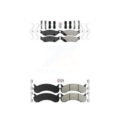 Semi-Metallic Pads Front Rear Kit For Ford F-59 Commercial Stripped Chassis