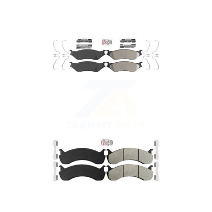 Semi-Metallic Pads Front Rear Kit For Ford F-59 Commercial Stripped Chassis