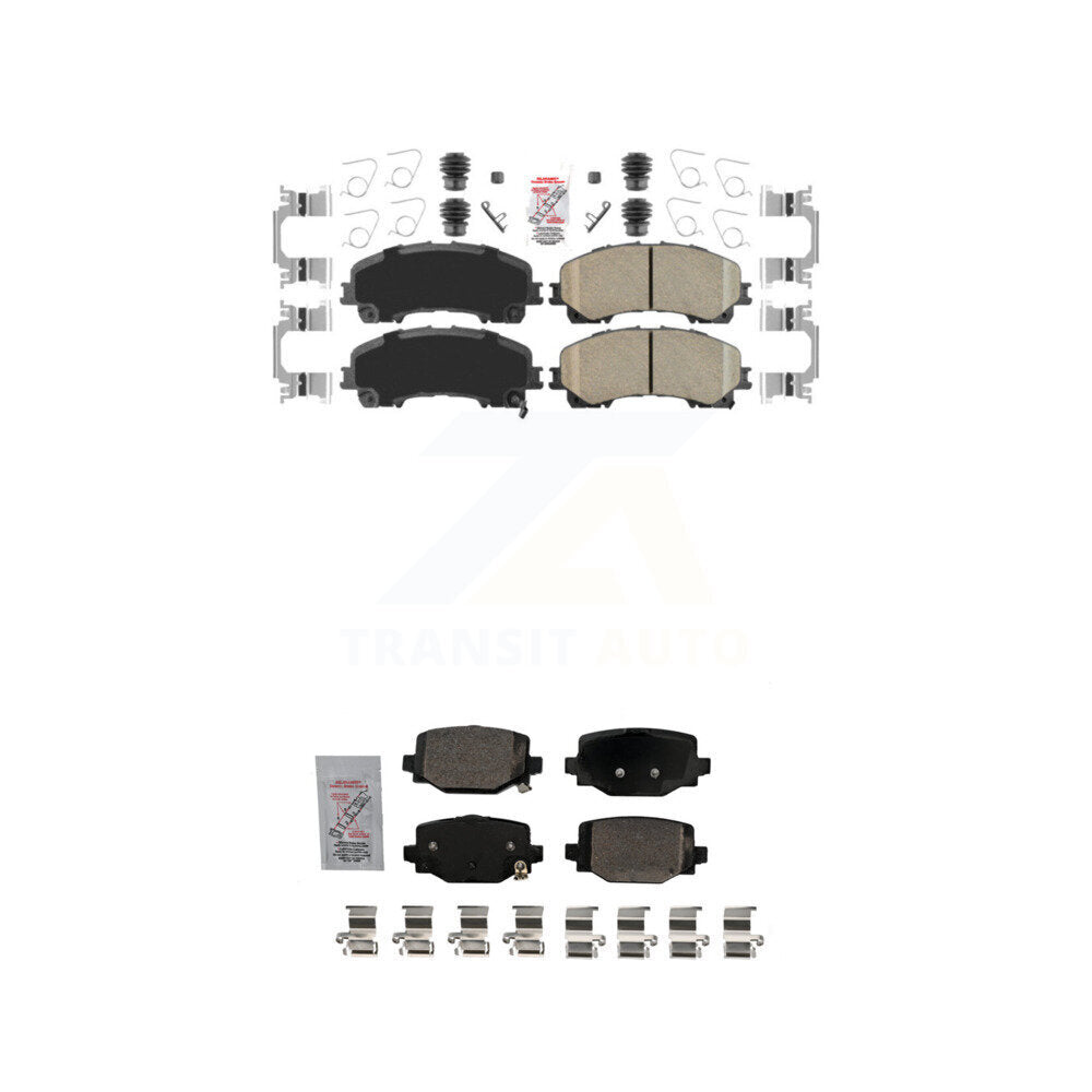 Ceramic Disc Brake Pads Front Rear Kit For INFINITI QX50 QX55