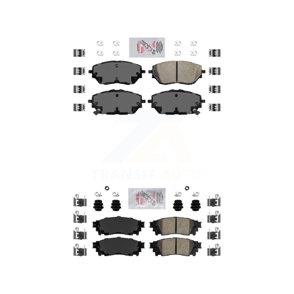 Ceramic Disc Brake Pads Front Rear Kit For Toyota C-HR