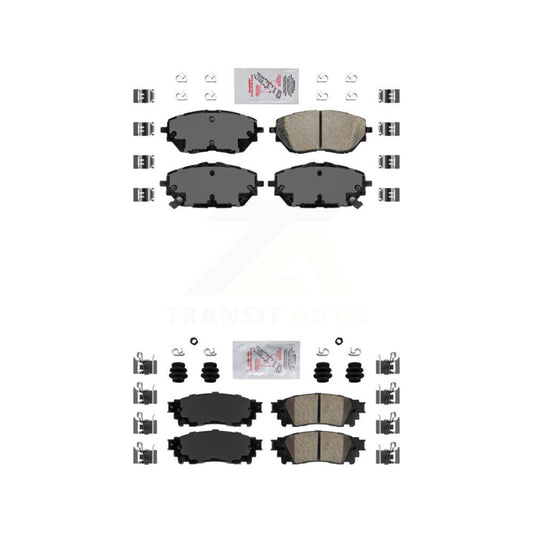 Ceramic Disc Brake Pads Front Rear Kit For Toyota C-HR