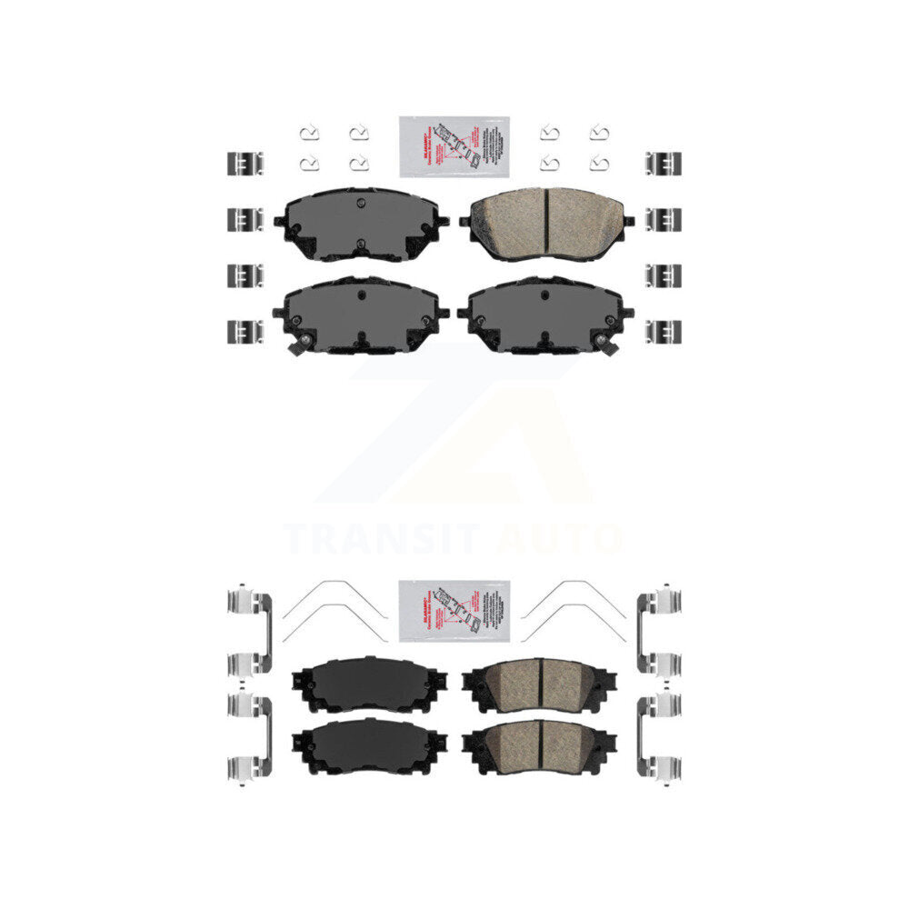 Ceramic Disc Brake Pads Front Rear Kit For Toyota C-HR
