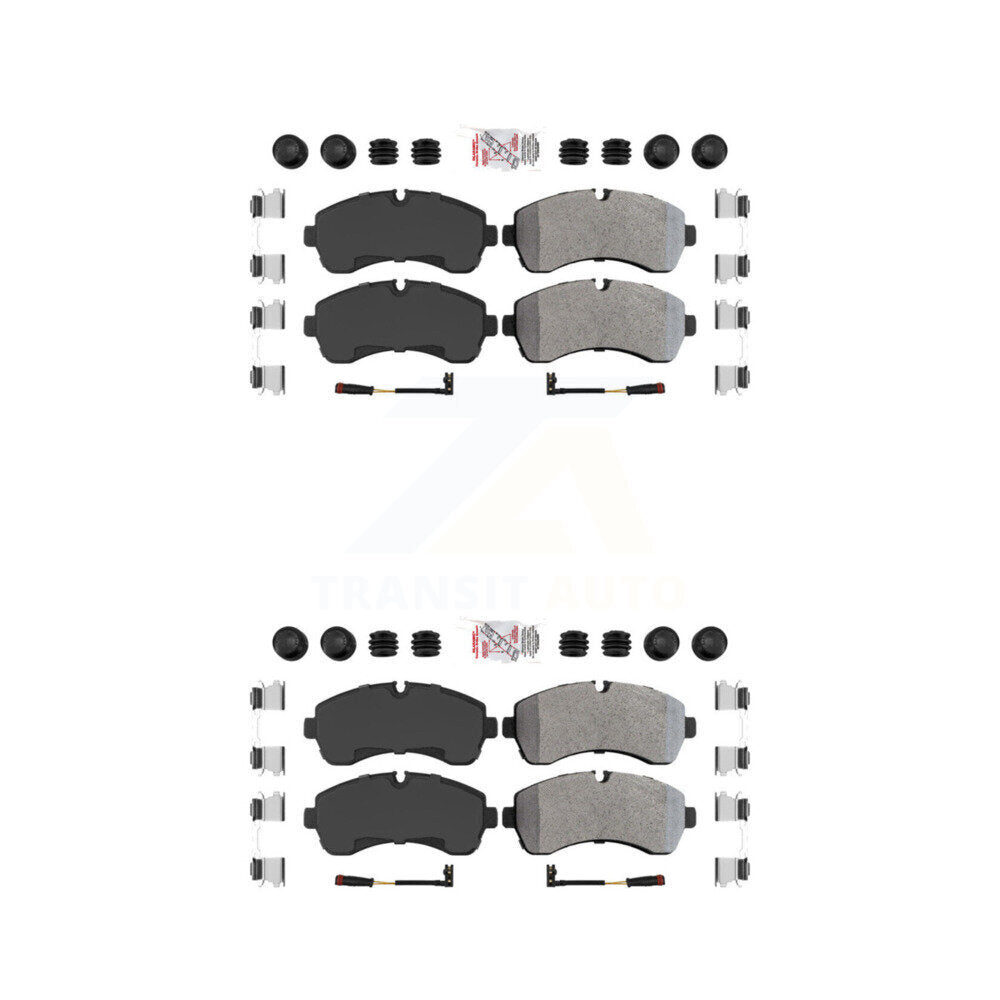 Semi-Metallic Disc Brake Pads Front Rear Kit For Workhorse Custom Chassis W42
