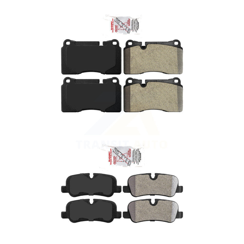 Semi-Metallic Disc Brake Pads Front Rear Kit For Land Rover Range Supercharged